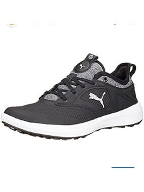 Puma Ignite Malibu Black White Athletic Golf Shoes NWT Size 6